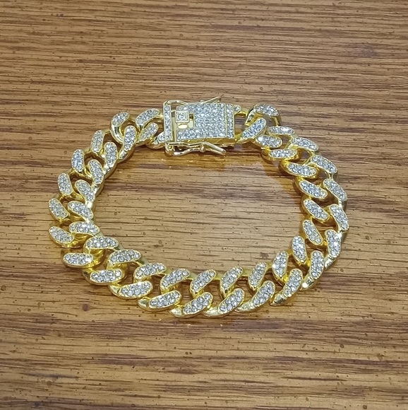 Other - Iced out cuban bracelet